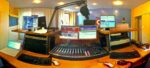 Panoramatický snímek vysílacího studia radia City 93,7 FM, 30. květen 2011