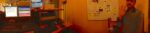 Panoramatická fotografie. V rohu kolega Petr Slíva. Říjen 2012